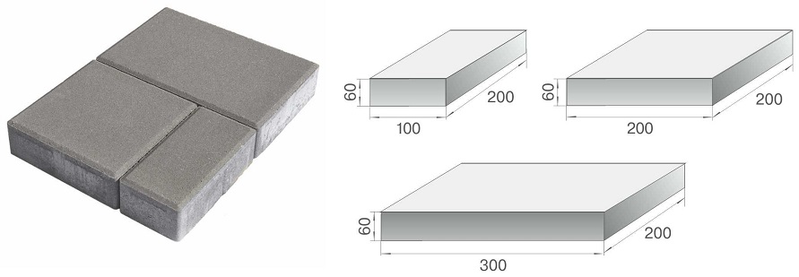 параметры тротуарной плитки